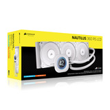 Corsair CORSAIR NAUTILUS 360 RS LCD White, Watercooling Blanc