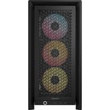 Corsair FRAME 4000D RS ARGB boîtier midi tower Noir | 2x USB-A | 1x USB-C | RGB | Verre Trempé