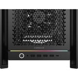 Corsair  boîtier midi tower Noir | 4x USB-A | 1x USB-C | RGB | Verre Trempé