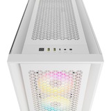 Corsair iCUE 5000D RGB AIRFLOW boîtier midi tower Blanc | 2x USB-A | 1x USB-C | RGB | Verre Trempé