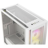 Corsair iCUE 5000D RGB AIRFLOW boîtier midi tower Blanc | 2x USB-A | 1x USB-C | RGB | Verre Trempé