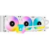 Corsair iCUE H150i Elite Capellix Liquid White, Watercooling Blanc, Connecteur de ventilateur PWM à 4 broches