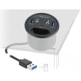 DeLOCK Hub USB 3 ports 1x Typ-C + 2x Typ-A + HD-Audio 