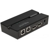 DeLOCK USB 2.0 Switch 2, Switch USB Noir