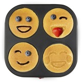 Domo DOMO Emoji pannenkoekenmaker, Pancakemaker Noir