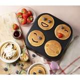 Domo DOMO Emoji pannenkoekenmaker, Pancakemaker Noir