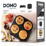 Domo DOMO Emoji pannenkoekenmaker, Pancakemaker Noir