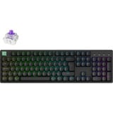 Keychron K10 HE-J1 RGB clavier mécanique Noir, Layout BE (AZERTY), Gateron Double-Rail Magnetic Nebula, 100%, Hot-swappable, Bluetooth, 2.4GHz