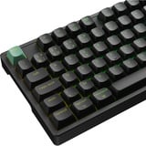 Keychron K10 HE-J1, clavier Noir/Noir, Layout BE, Gateron Double-Rail Magnetic Nebula, LED RGB, remplaçables à chaud, Bluetooth, 2,4 GHz