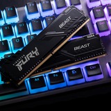 Kingston FURY Beast 16 Go DDR4-3600 (2x 8 Go) mémoire vive Noir, KF436C17BBK2/16, XMP 2.0