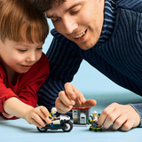 LEGO City - Poursuite avec la moto de police, Jouets de construction 60455