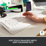 Logitech Signature K650, clavier Blanc, Mise en page aux États-Unis (international)