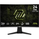 MSI MAG 245C X24 23.6" Moniteur gaming incurvé  Noir, 2x HDMI, DisplayPort, 240 Hz