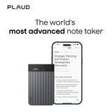 Plaud Note Pro, Enregistreur vocal Noir, 64 Go, Bluetooth (BLE 5.4), Wi-Fi double bande (2,4 GHz et 5 GHz)