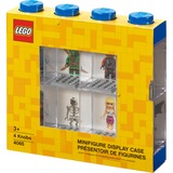 Room Copenhagen LEGO Minifigures Boîte d'exposition 8, Boîte de rangement Bleu/transparent