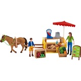 Schleich Farm Life Sunny Day Mobile Farm Stand, Figurine 3 an(s), Farm World, Multicolore
