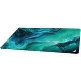 Sharkoon SKILLER SGP40 D10, Tapis de souris gaming Turquoise/Bleu