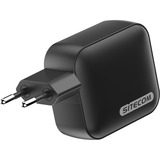 Sitecom 100W GaN Power Delivery chargeur Noir, 2x USB-C, 1x USB-A