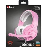 Trust GXT 411P Radius, Casque gaming Rose, 24362, PC, PlayStation 4, PlayStation 5, Xbox One, Xbox Series X|S, Nintendo Switch