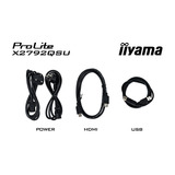 iiyama ProLite X2792QSU-B1 27" Moniteur  Noir, HDMI, DisplayPort, 2x USB-A, USB-B, 120 Hz