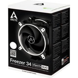 ARCTIC Freezer 34 eSports DUO, Refroidisseur CPU Blanc/Noir