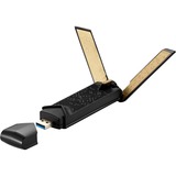 ASUS USB-AX56 wlan, Adaptateur WLAN Noir/Or