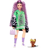 Barbie Extra - Veste de voiture de course, Poupée 