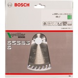 Bosch Lames de scies circulaires Optiline Wood, Lame de scie Bois, 16 cm, 2 cm, 1,6 mm, 2,6 mm, 6/32