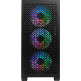 Cooler Master Elite 302 boîtier mini tower Noir | 1x USB-A | 1x USB-C | RGB | Verre Trempé