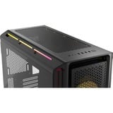 Corsair 5000T LX RGB boîtier midi tower Noir | 4x USB-A | 1x USB-C | RGB | Verre Trempé