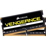 Corsair Vengeance SO-DIMM DDR4 16 Go (2 x 8 Go) 2400 MHz CL16, Mémoire vive Noir, Kit Dual Channel RAM DDR4 PC4-19200