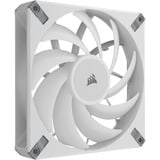 Corsair iCUE AF140 RGB ELITE + Lighting Node CORE ventilateurs de boîtier Blanc, 2 pièces, 140 x 140 x 25 mm, PWM