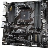 GIGABYTE B550M DS3H carte mère socket AM4 Noir/gris, RAID, Gb-LAN, Sound, µATX