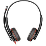 HP Poly Blackwire 3225 Stereo USB-C on-ear   Noir/Rouge