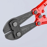 KNIPEX Coupe-boulons 71 72 910, Tenailles de cran Rouge/Bleu, Couteau en fonte, charnière vissée