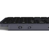 Keychron B6 Pro-K1Z Ultra-Slim clavier Gris, Layout BE (AZERTY), Mécanique des ciseaux, 100%, Bluetooth, 2.4GHz