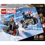 LEGO Marvel - Les motos de Black Widow et de Captain America, Jouets de construction 76260