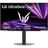 LG UltraGear OLED 27GX704A-B 27" Moniteur gaming  Noir, 2x HDMI, DisplayPort, 2x USB-A, USB-B, 240 Hz