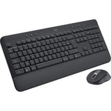 Logitech Signature MK650, set de bureau Noir, Layout BE, 4000 dpi