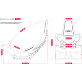 Next Level Racing Elite Formula Seat, Siège gaming Noir