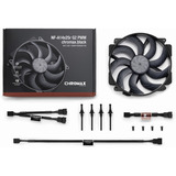 Noctua NF-A14x25r G2 PWM chromax.black, Ventilateur de boîtier 