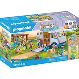 PLAYMOBIL Chevaux de Waterfall - Centre équestre mobile, Jouets de construction 71493