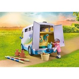 PLAYMOBIL Chevaux de Waterfall - Centre équestre mobile, Jouets de construction 71493