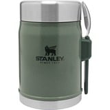 Stanley PMI Pot à nourriture Classic Legendary + fourchette 0.4L, Thermos Vert