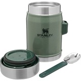 Stanley PMI Pot à nourriture Classic Legendary + fourchette 0.4L, Thermos Vert