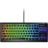 SteelSeries Apex 3 TKL RGB clavier gaming Noir, Layout US (QWERTY), SteelSeries Whisper-Quiet, 80% (TKL)