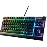 SteelSeries Apex 3 TKL RGB clavier gaming Noir, Layout US (QWERTY), SteelSeries Whisper-Quiet, 80% (TKL)
