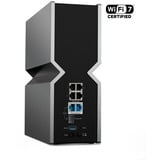 TP-Link Archer BE800 routeur sans fil Multi-Gigabit Ethernet Tri-bande (2,4 GHz / 5 GHz / 6 GHz) Noir, Acier inoxydable, Routeur maillé Wi-Fi 7 (802.11be), Tri-bande (2,4 GHz / 5 GHz / 6 GHz), Ethernet/LAN, Noir, Acier inoxydable, Routeur
