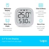 TP-Link Tapo T315 moniteur intelligent de température et d'humidité, Capteur Intérieure, Capteur d'humidité et de température, Autonome, -20 - 60 °C, Sans fil, 0 - 99%