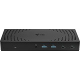 i-tec USB 3.0/USB-C/Thunderbolt, 3x 4K Gen 2, Station d'accueil Noir